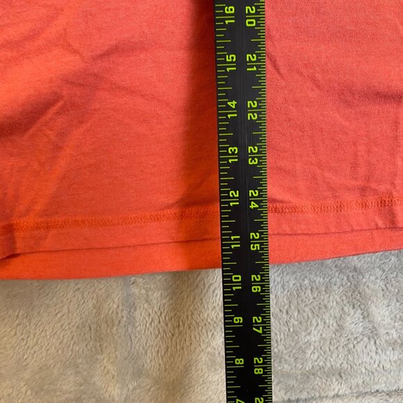 Lee Mens Henley Shirt XL Coral & Gray Regular Fit Pocket Detail - Picture 3 of 7